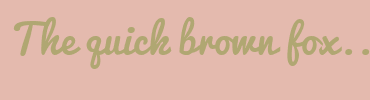 Image with Font Color B0A772 and Background Color E4BAAE